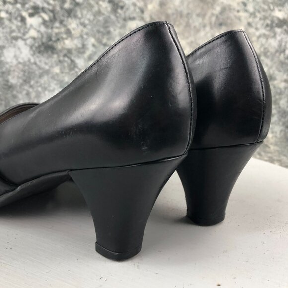 Beautifeel EU 39 (US 8-8.5) Tessa Black Leather Mary Jane High Heels $358 - Picture 6 of 15